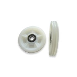  Door Wire Rope Roller white 140mm OTRO0047N